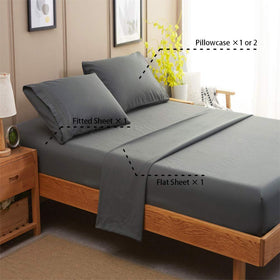 SONORO KATE 1800-thread-count microfiber sheet for premium softness.