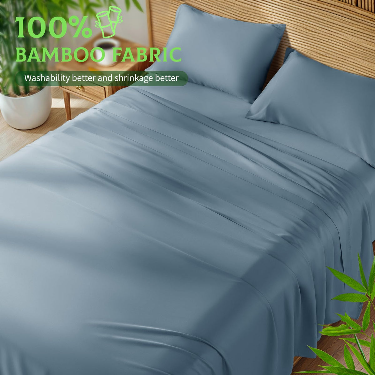 SONORO KATE cooling bamboo fabric wicks moisture for hot sleepers.