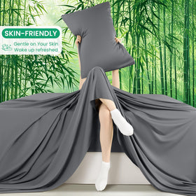 Durable and easy-care SONORO KATE bamboo sheets ready for cold wash cycles.