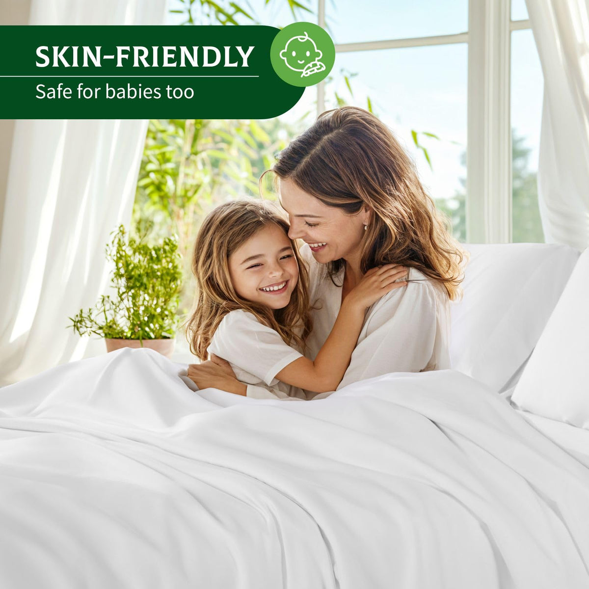 Pillowcases included in the SONORO KATE set, adding hotel-style luxury