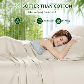 SONORO KATE beige bed setup offering a hotel-inspired, elegant look.