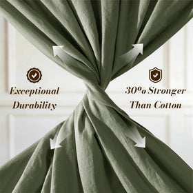 SONORO KATE breathable linen promotes cool, comfortable sleep.
