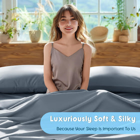 SONORO KATE breathable sheets promote airflow for a cooler night.