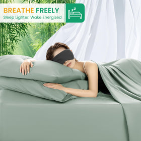 SONORO KATE cooling performance image conveys temperature-regulating comfort for hot sleepers.
