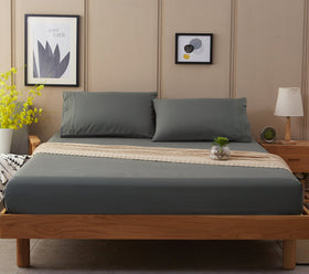 SONORO KATE dark grey color brings a sophisticated bedroom look.