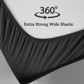 SONORO KATE deep-pocket feature ensures mattress fit securely.