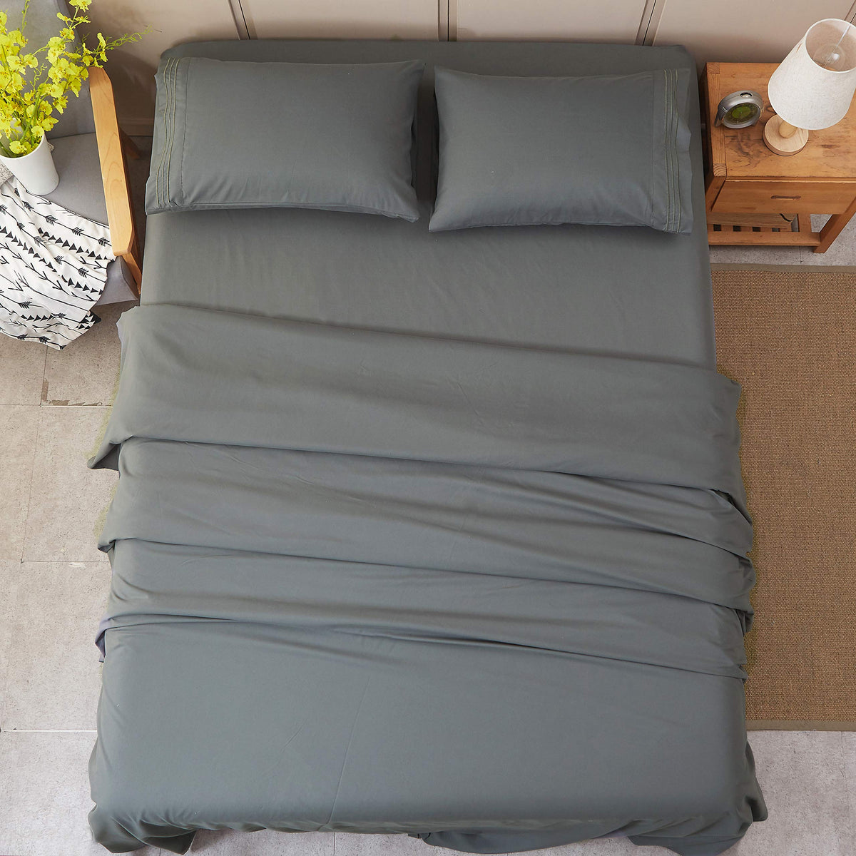 SONORO KATE easy-care guidance for quick washing and drying.