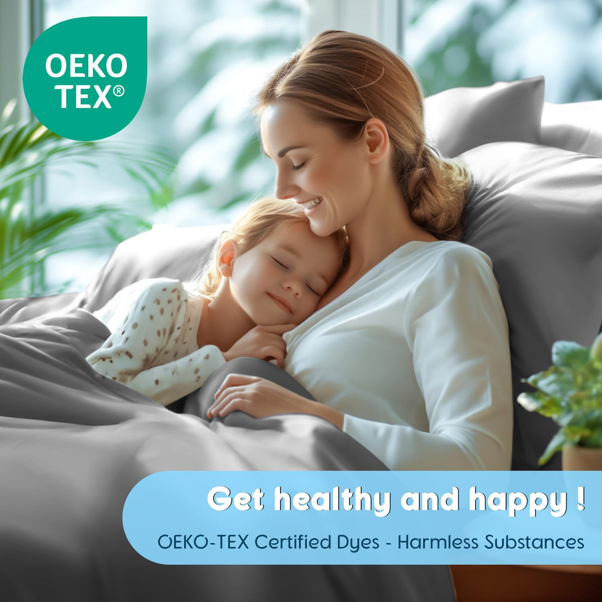 SONORO KATE OEKO-TEX and GOTS certification label