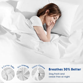 SONORO KATE hidden zipper closure adds clean, convenient bedding access.