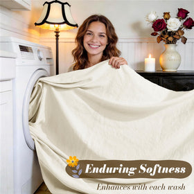 SONORO KATE king fitted sheet with deep pocket securing the mattress