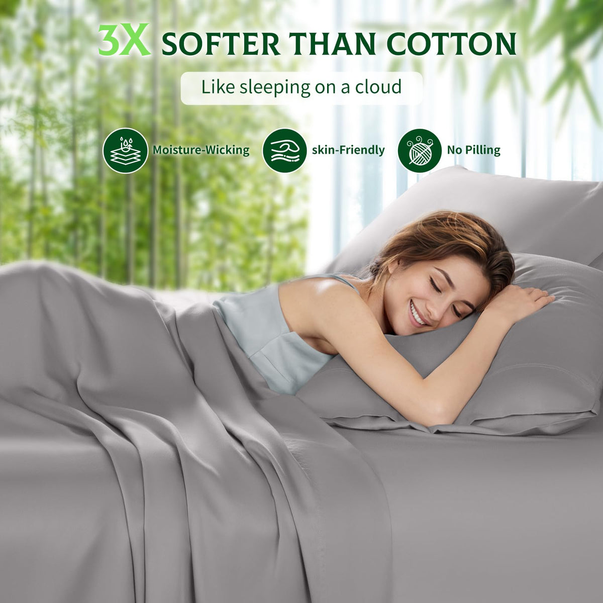 SONORO KATE king flat sheet laid flat on bed for generous coverage.