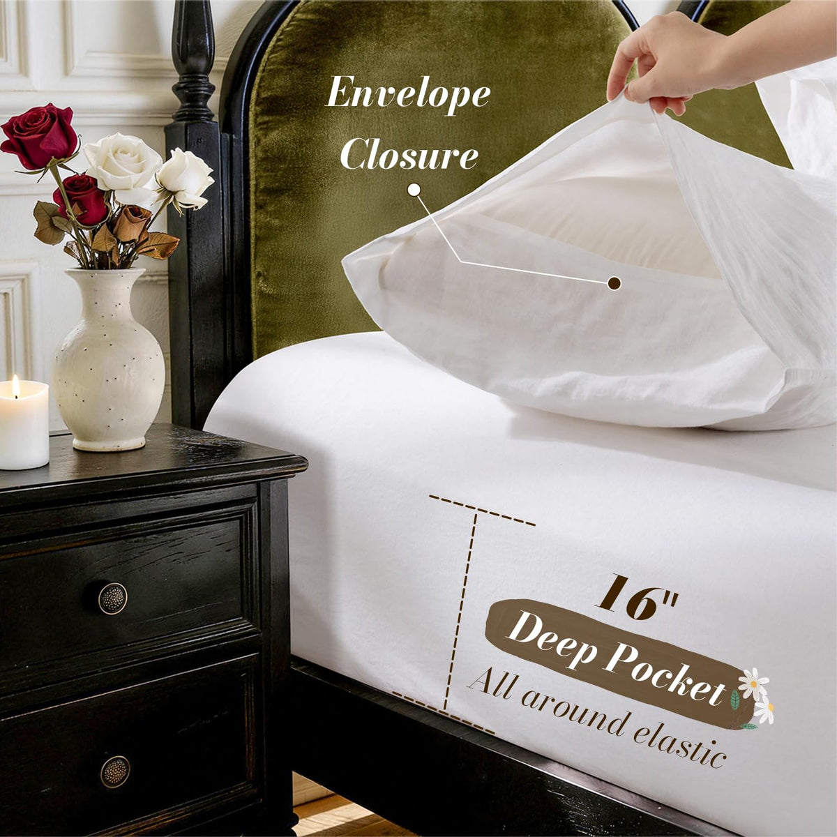 SONORO KATE linen care guide for cold wash and tumble dry