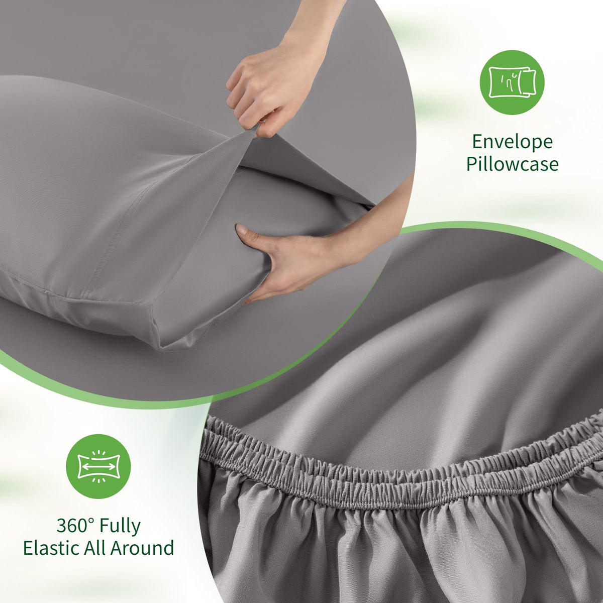 SONORO KATE sheets in machine-wash cycle, fade-resistant.