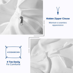 SONORO KATE pillow shams included enhance the king-size duvet ensemble.