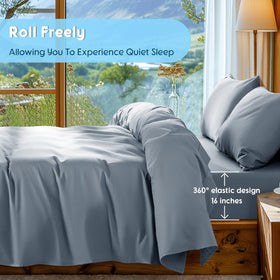 SONORO KATE queen size fitted sheet fits up to 16 inches.