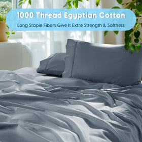 SONORO KATE soft sateen queen sheets closeup showing premium texture.