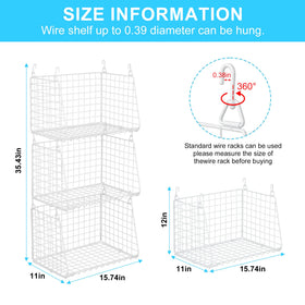 Sonyabecca wire basket holder is versatile for kitchen or bathroom storage.