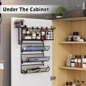 Sonyabecca diamond mesh shelves neatly store sprays and tools