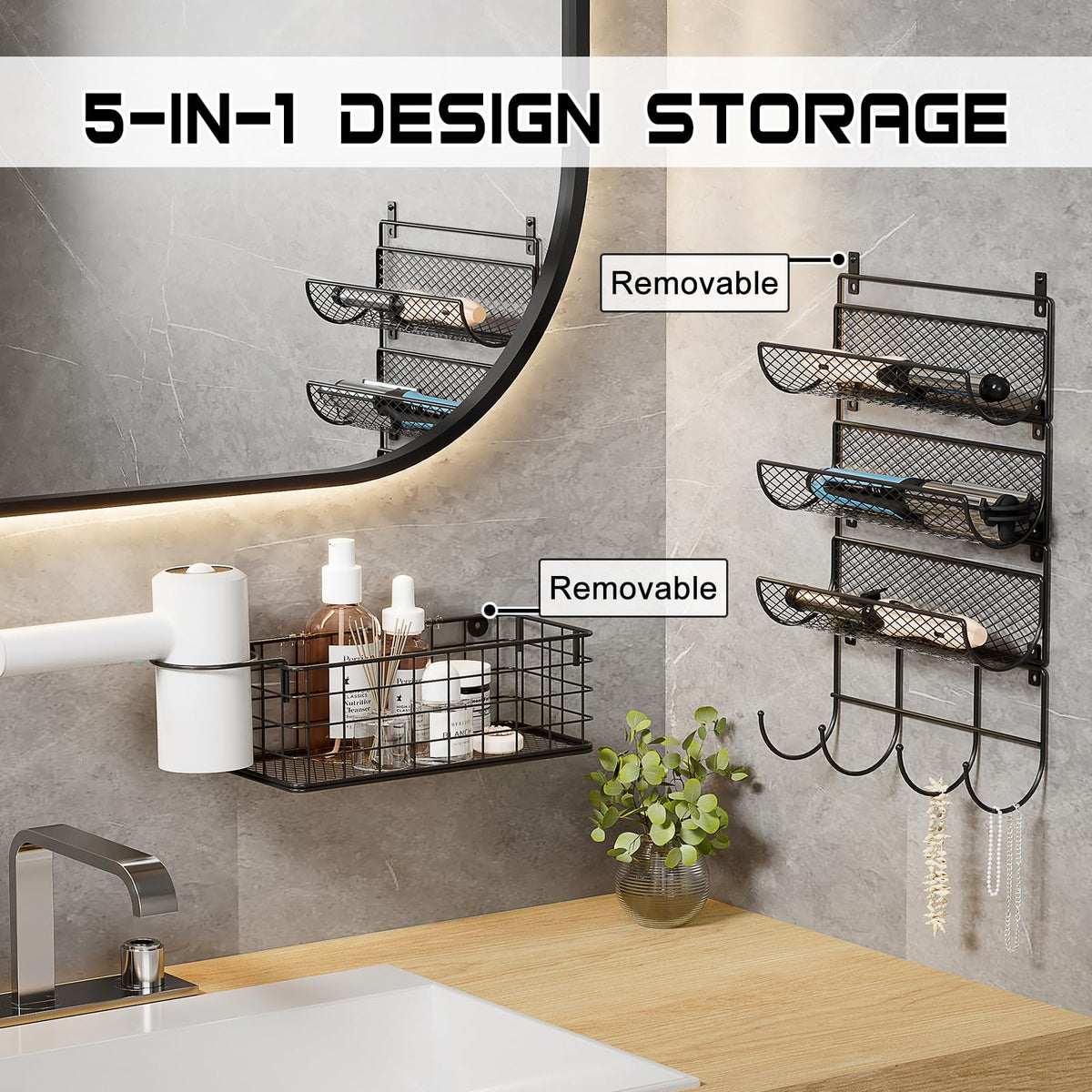 Sonyabecca hooks provide versatile hanging for cords and accessories