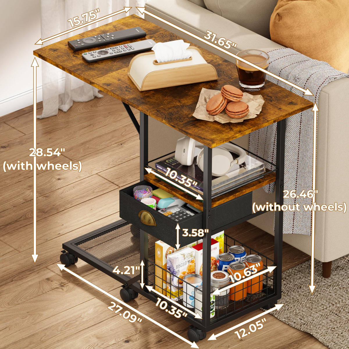Sonyabecca spacious portable desk suitable for work and study