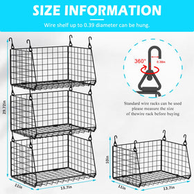 Sonyabecca stackable hanging basket setup for modular closet organization