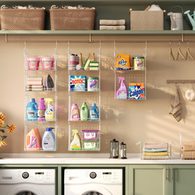 Sonyabecca two extended-height baskets boost total capacity.