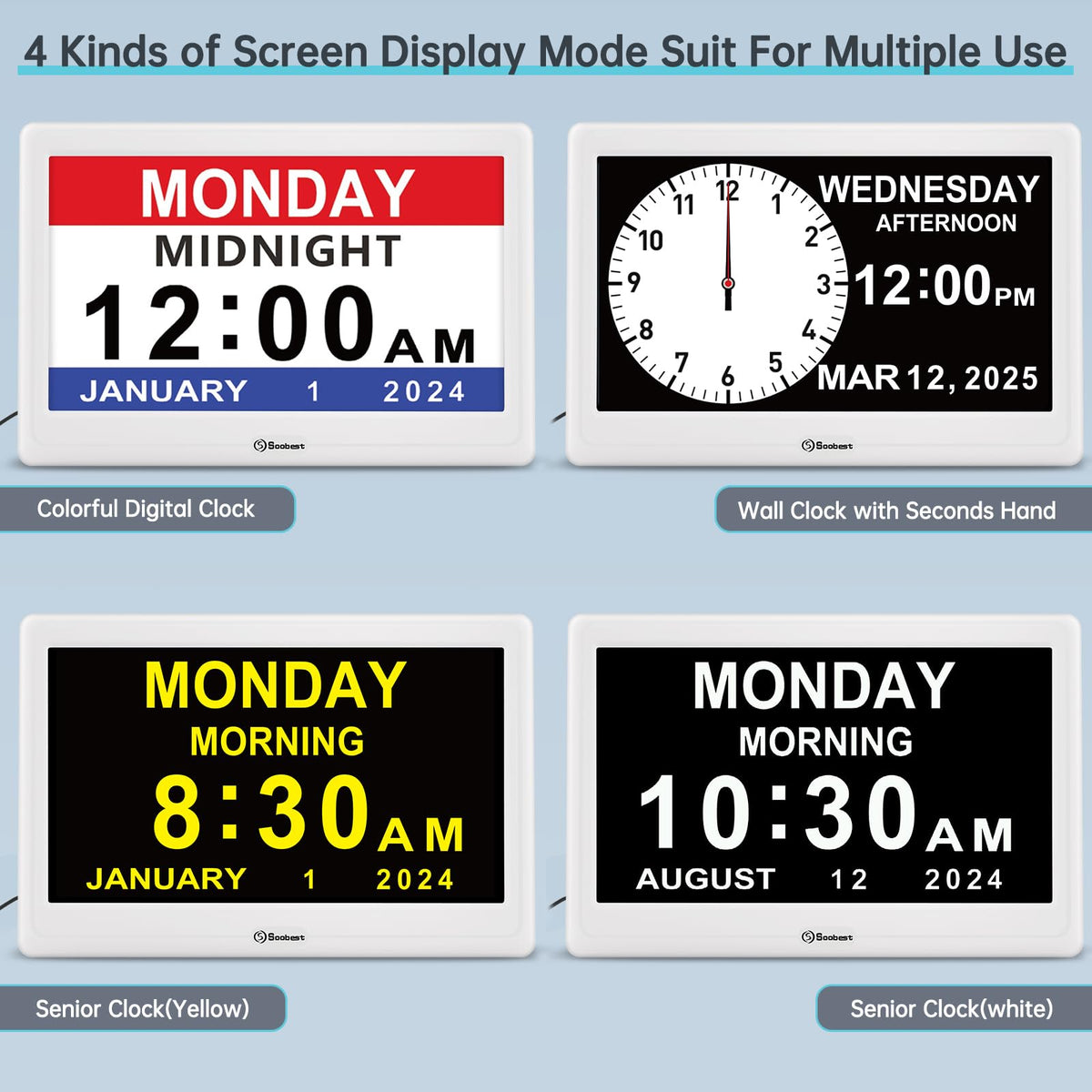 Soobest auto DST image shows automatic daylight saving time adjustment.