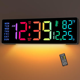 Soobest 14-2 inch large display clock with bold digits for easy viewing