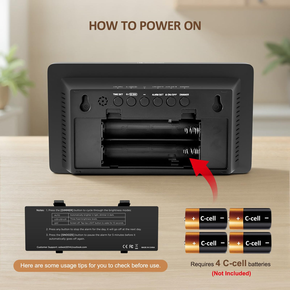 Soobest auto-dimmer function demonstrates adaptive brightness day and night.