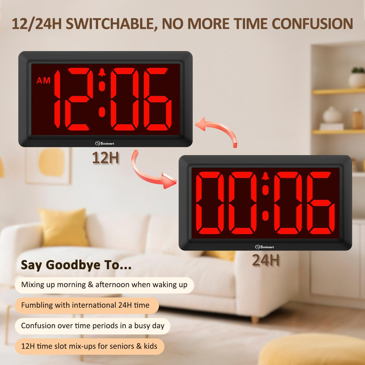 Soobest suitable for bedroom, living room, or office use.