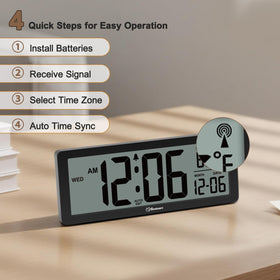 Soobest clock battery operation frees placement without cords or outlets.