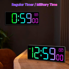 Soobest clock shows seconds for precise time tracking
