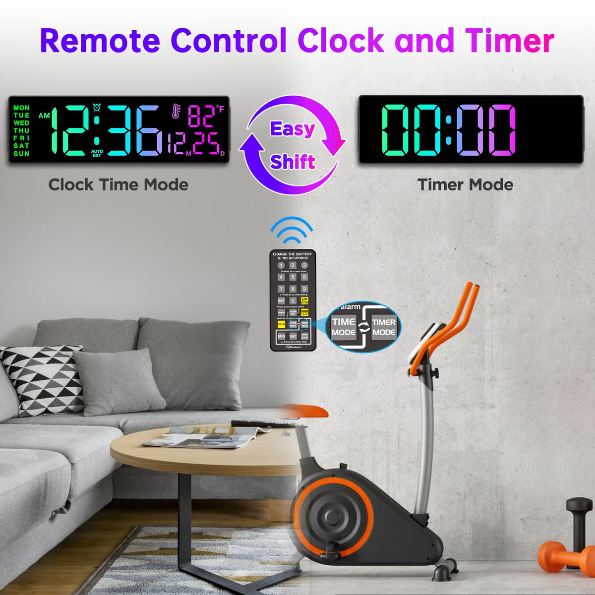 Soobest RGB color modes brighten living spaces with decorative light