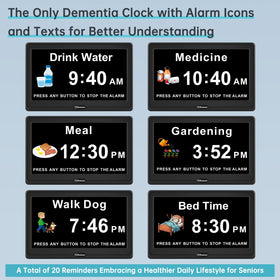 Soobest dementia clock with auto DST helps adapt to seasonal time changes.