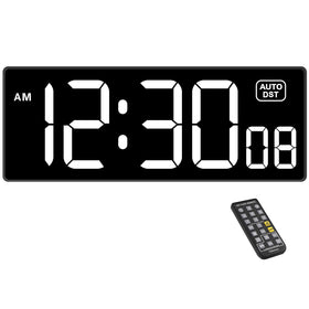 Soobest digital wall clock shows seconds for precise timing during workouts