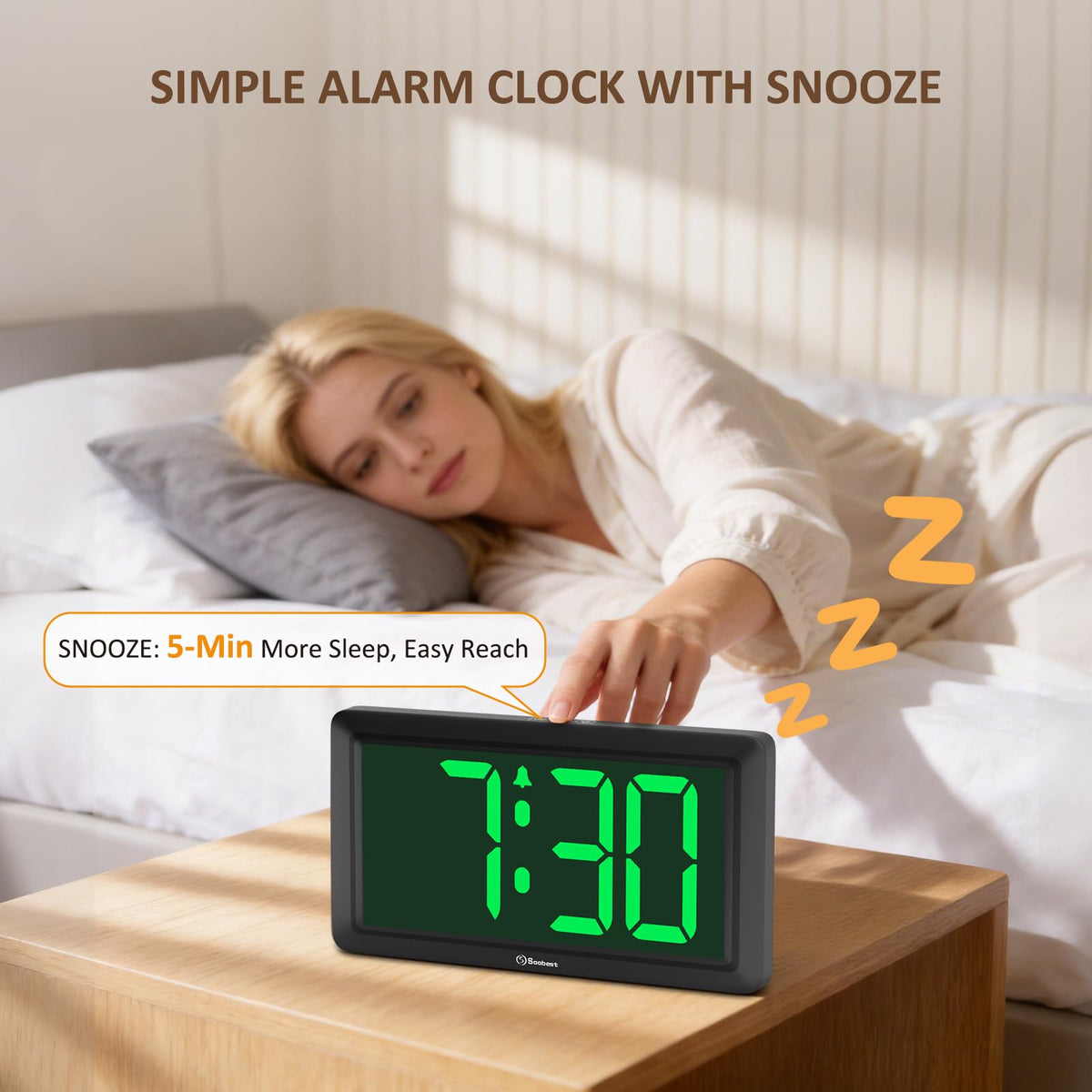 Soobest energy-efficient display reduces unnecessary battery use.