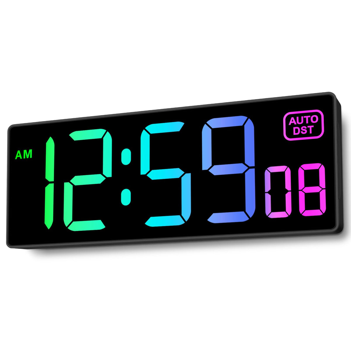 Soobest large LED wall clock with 10-inch display for easy viewing