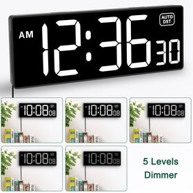 Soobest clock supports auto DST and 12/24 hour formats for flexible timekeeping.
