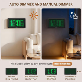 Soobest manual dimmer levels let you set comfortable brightness.