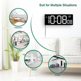 Soobest plug-in adapter with battery backup ensures time stays accurate after outages.
