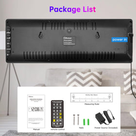 Soobest power adapter keeps clock running during outages with memory