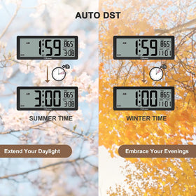 Soobest clock mounted on wall or placed on a desk for versatile use.