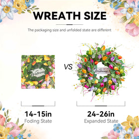 Soomeir outdoor-artificial-materials-wreath demonstrates durability for outdoor display.