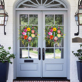 Soomeir ready-to-use wreath fluff quickly for instant fullness