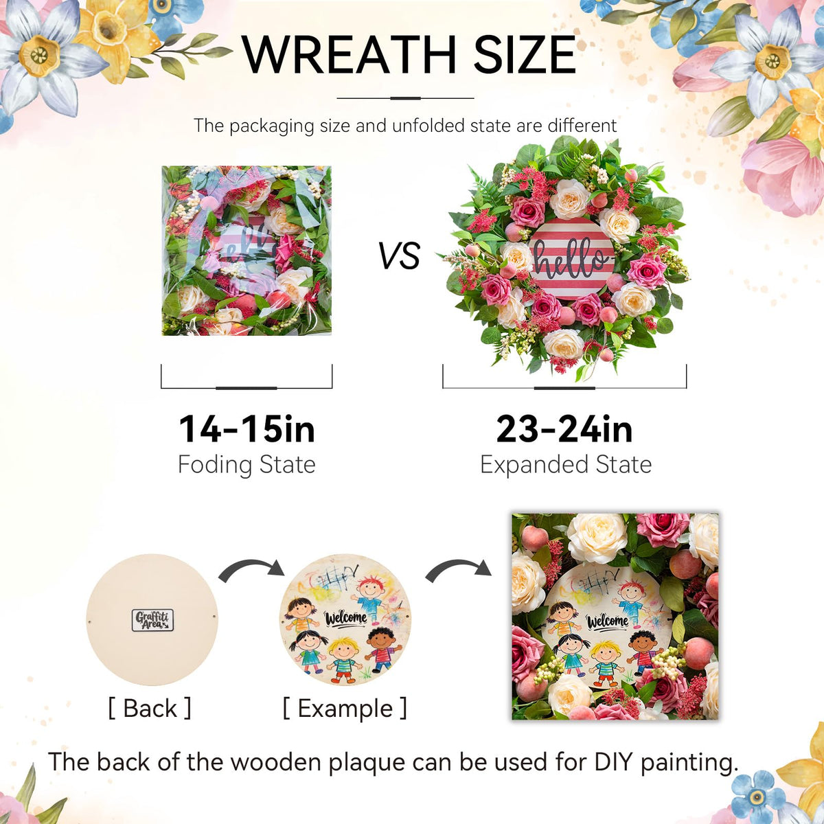 Soomeir UV-protected florals resist sun and rain for outdoor wear.