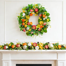 Soomeir wreath ideal for spring weddings or festive home decor