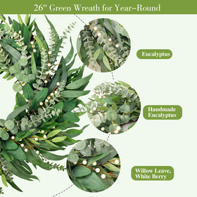 Soosubel gift box packaging makes this wreath a ready-made gift.