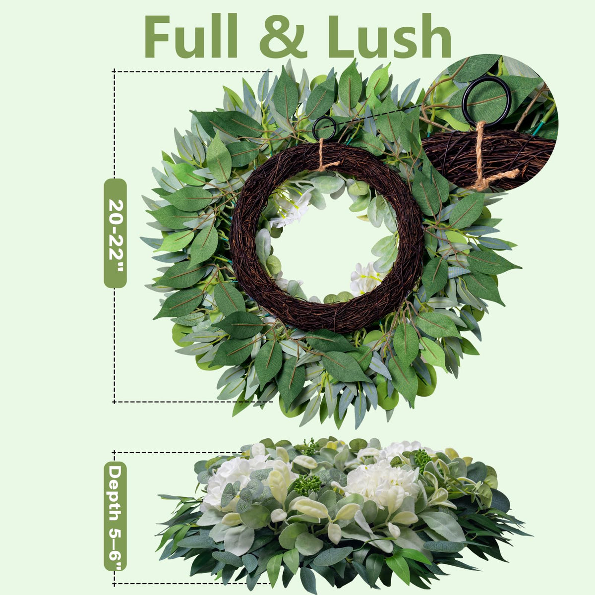 Soosubel gift-ready wreath packaging ships in a sturdy box for gifting.