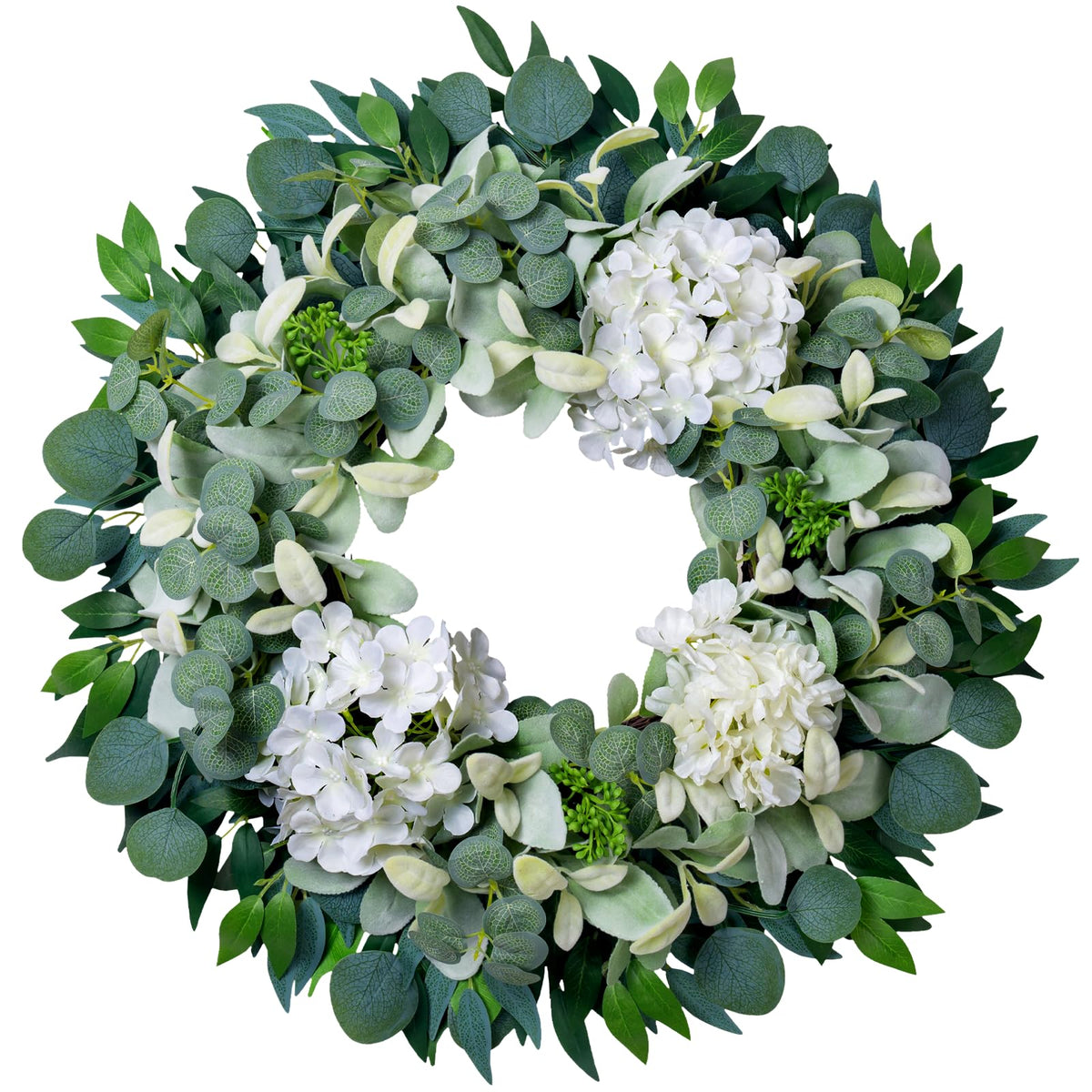 Soosubel versatile wreath suits doors, walls, mantels, and covered porches.