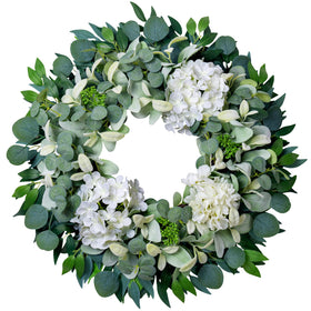 Soosubel versatile wreath suits doors, walls, mantels, and covered porches.
